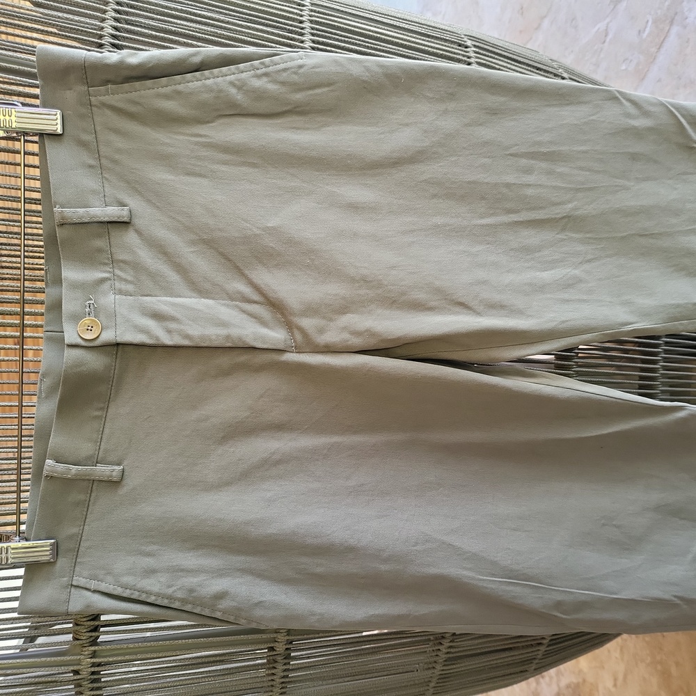 Etro Gray Chinos with Patterned Lining
